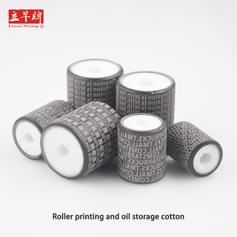 Manufacturer custom photosensitive seal roller stamper printed pad flash foam foam stamp foam skin