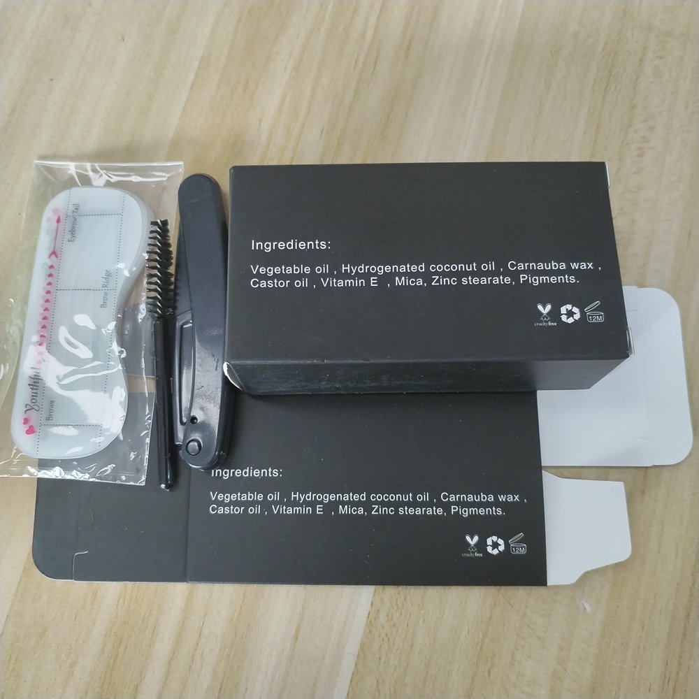 Eyebrow Enhance Powder Waterproof Eyebrow Stamp Kit Pigment Eyebrow Cream Stamp Kit Stencil Brow Stamp Shaping Private Label
