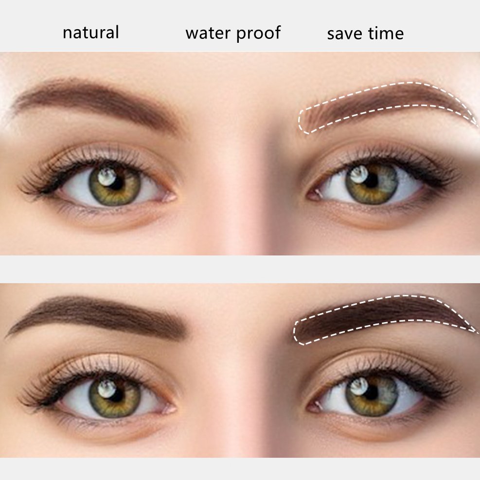 Eyebrow Enhance Powder Waterproof Eyebrow Stamp Kit Pigment Eyebrow Cream Stamp Kit Stencil Brow Stamp Shaping Private Label
