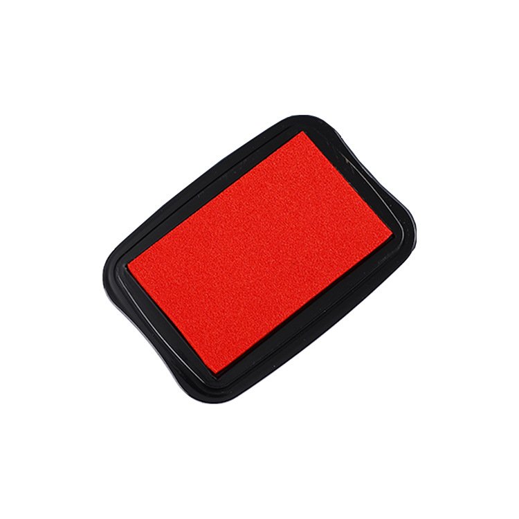 Vintage color water-based stamp ink pad student Kids concave waist color DIY finger painting stamp companion diary stamp clay