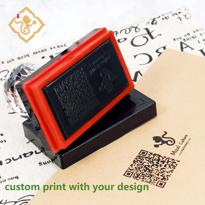 Custom Logo Stamp Personalized Design Printed HB HY Stamp Rubber Flash Office Stamp
