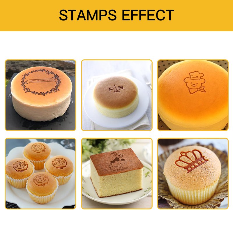 Custom Toast Cake Bakery Stamp Design Making Bread Stamps For Decoration