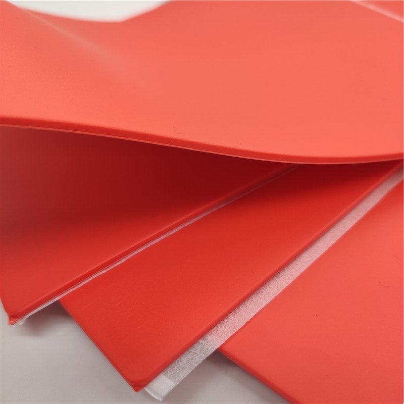 A4 Size 2.3mm Thick Grey Red Self Inking Stamp Laser Engraving Rubber Sheet
