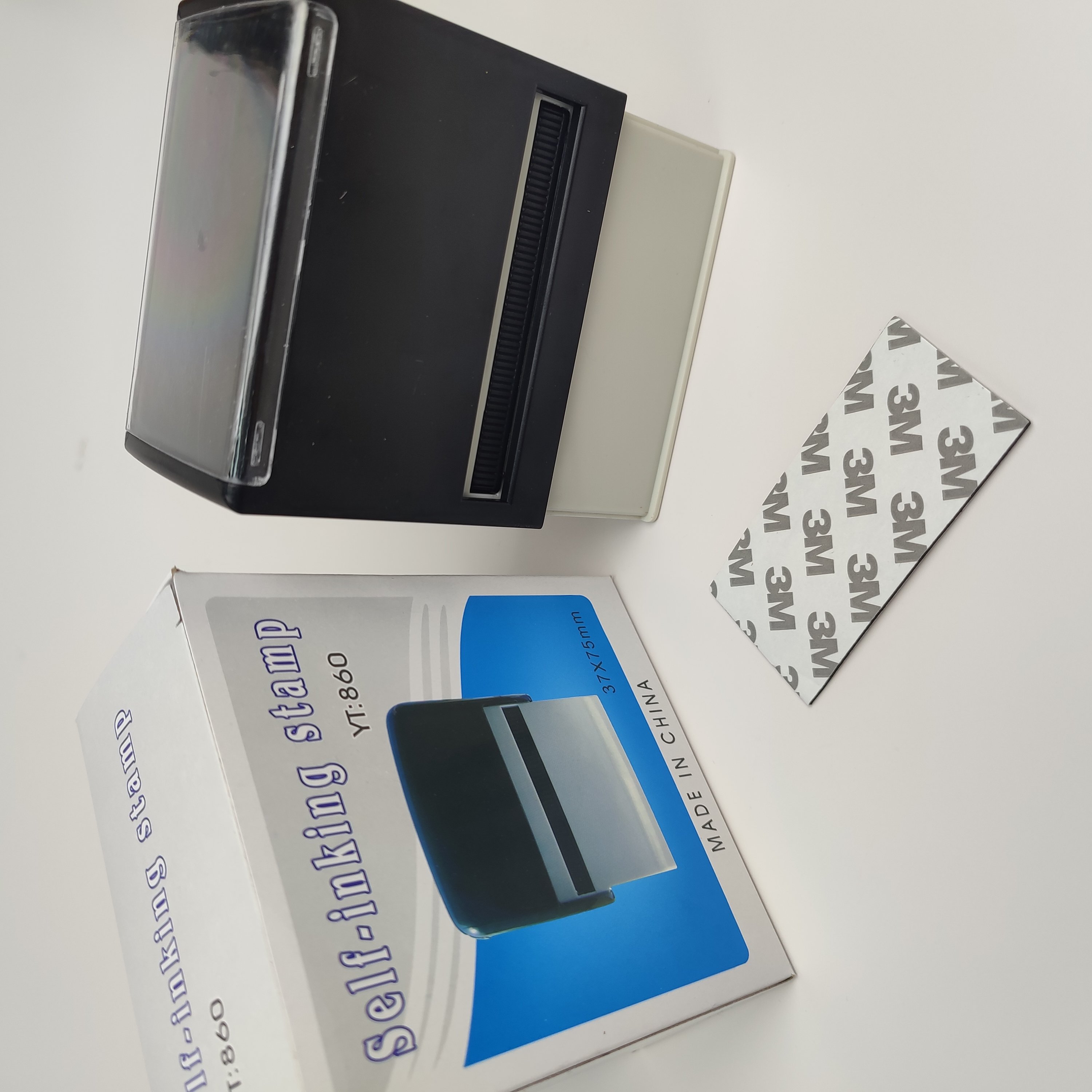Make Custom Rubber Office Self Inking Stamp Rectangle Rubber Stamp For Seal Fiscal Personal Logo Stamp Office