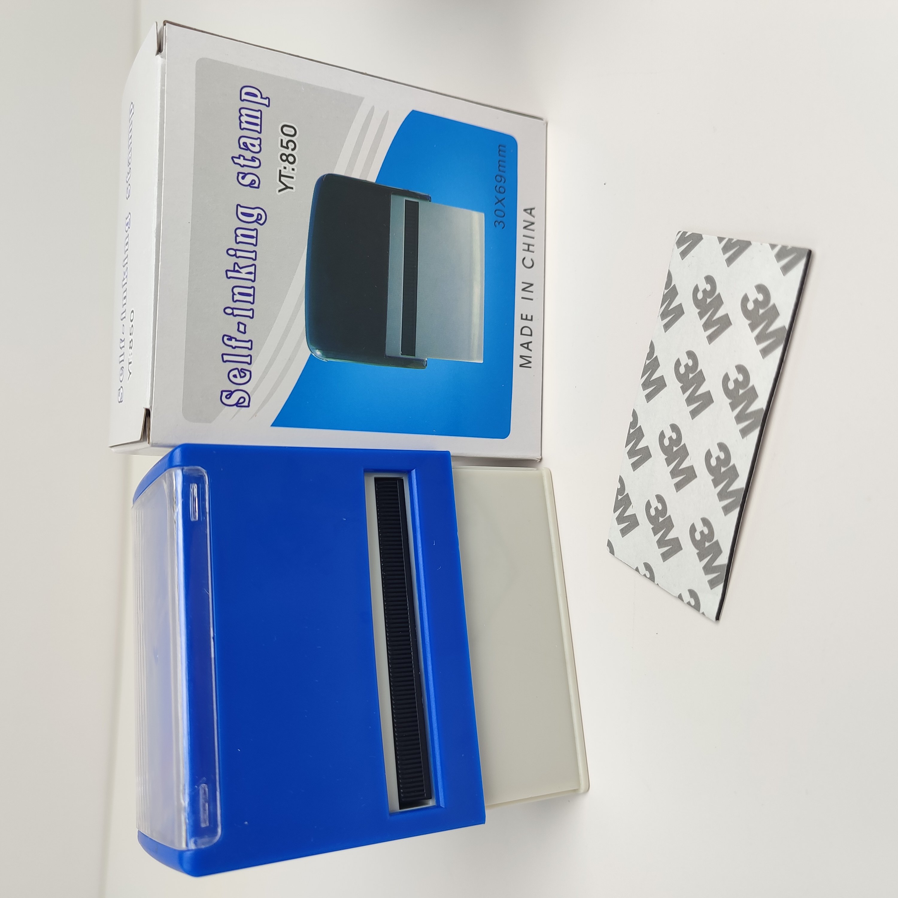 Make Custom Rubber Office Self Inking Stamp Rectangle Rubber Stamp For Seal Fiscal Personal Logo Stamp Office