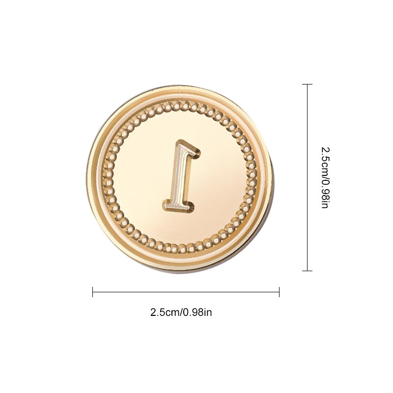 New Digital Series Copper Head Lacquer Seal Solid Brass Carving Arabic Number Seal DIY Decorative Wax Seal Stamp Set Wholesale