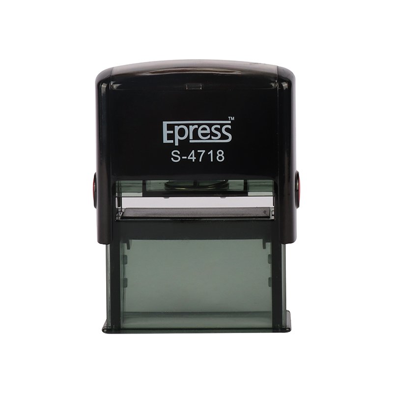 Wholesale Custom Logo Personal Logo S4718 Office Self Inking Rubber Stamps Machine Certified Self-inking Stamp