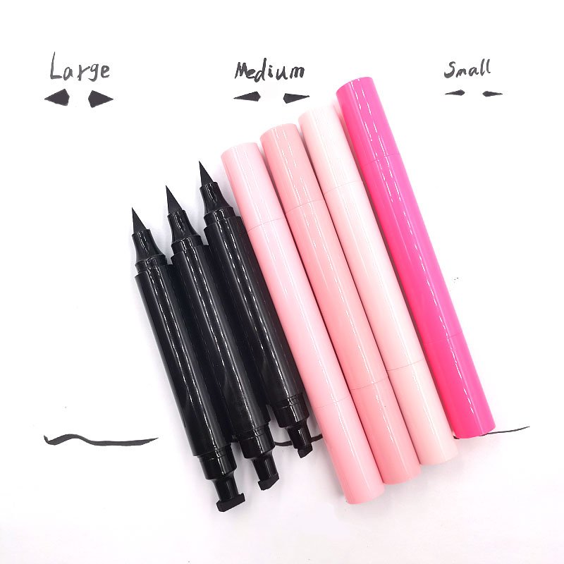 Cat Eye Makeup cruelty free pen Sexy Double-end vegan Winged Eyeliner eraser Stamp Waterproof Liquid organic Eye liner