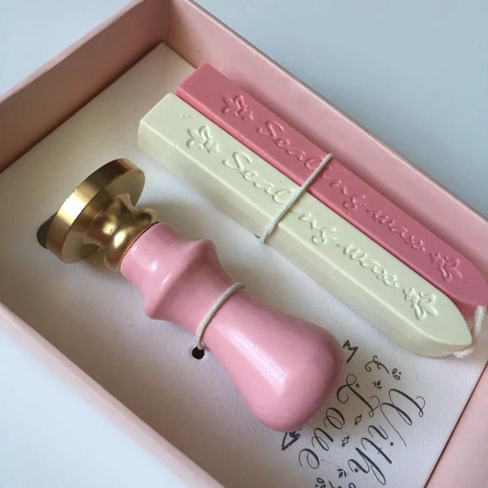2019 Unique Design custom wax seal stamp set, brass stamp, delicate exquisite wax seal sticker for wedding