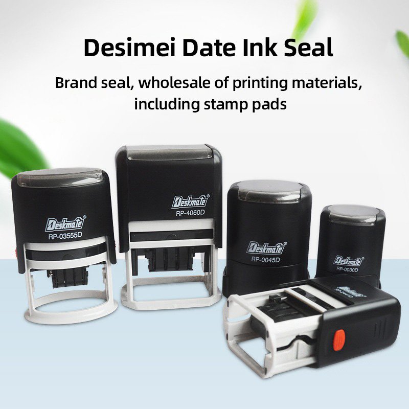 Exquisite self ink RP plastic rubber self-made office scrapbook self ink date stamp