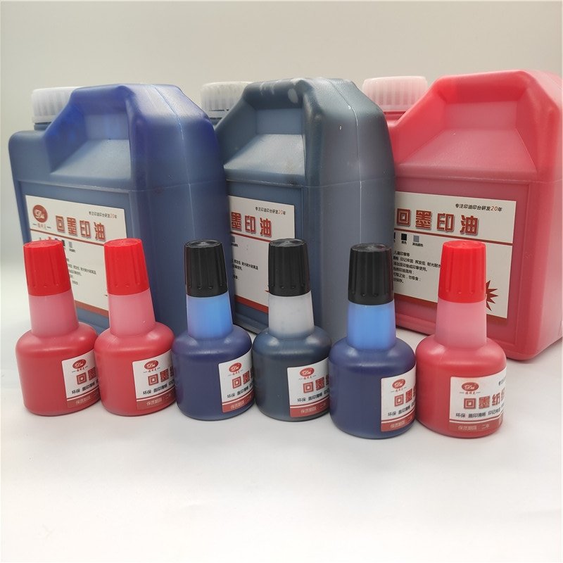 30ml 40ml Stamp Pad Ink Self Inking Stamp Ink Refill