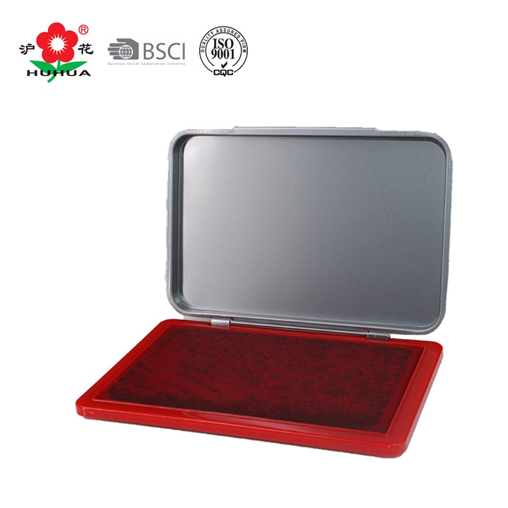 office use metal case refill ink stamp pad