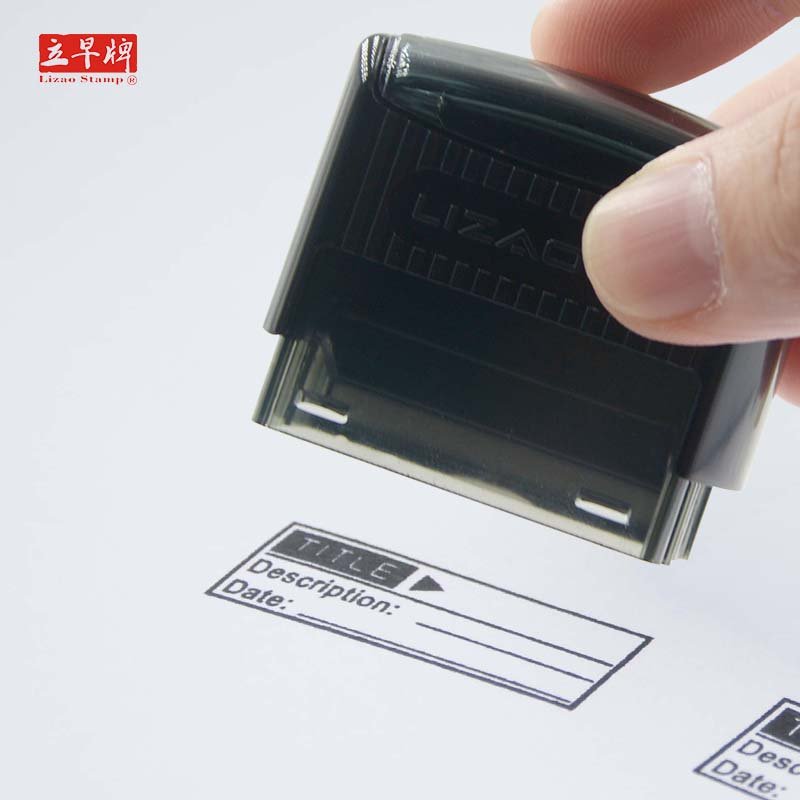 Corporate Vip Gift Office Custom Personalizable Stamp Pen Photosensitive Seal confidential Foam Address Stamp