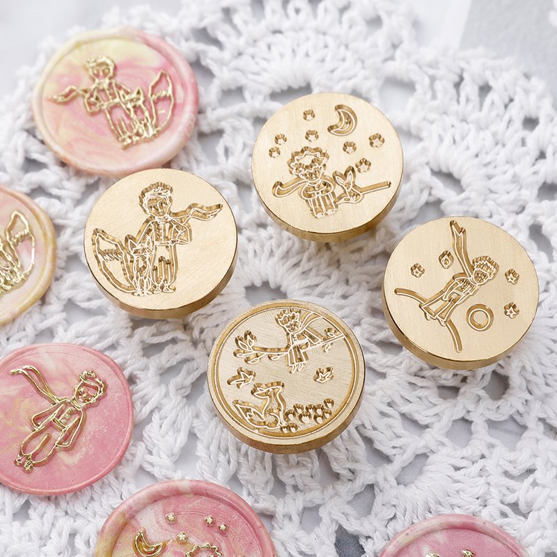 Vintage Lacquer Wax Personalized Seal Head Brass Carving Material Envelope Invitation Stamp Manufacturer Wholesale