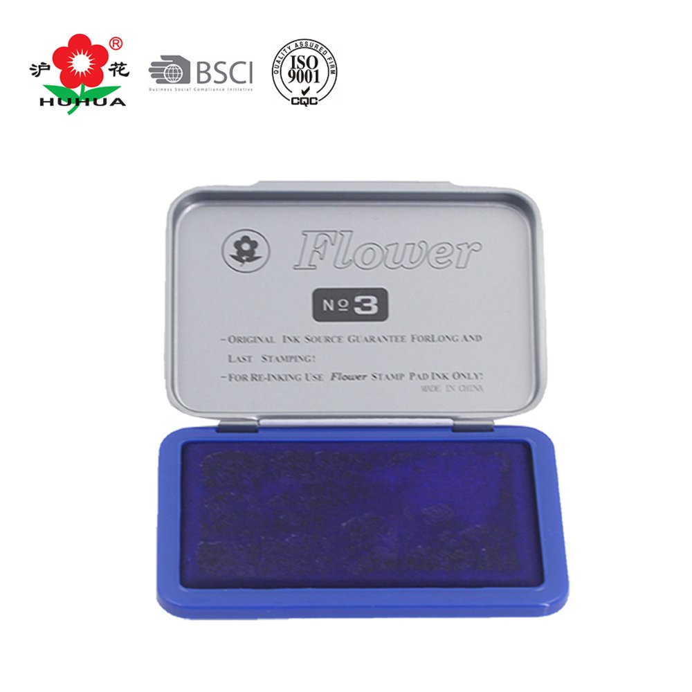 best selling metal case huhua office election stamp pad