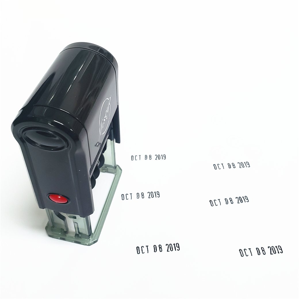 WES self-inking stamp Dater Auto machine SELLOS Pechati Shtampy Tampon