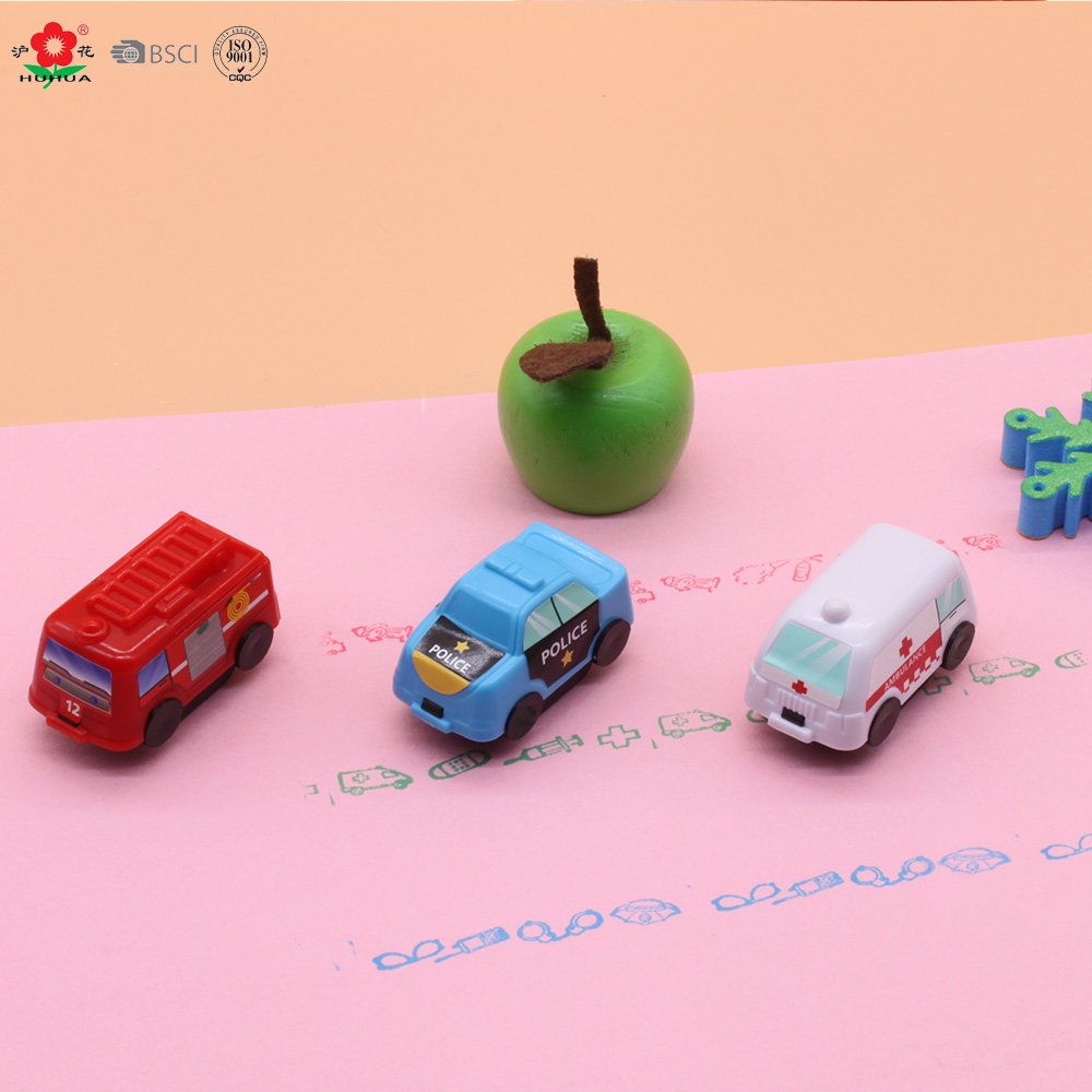 Hot Sale Nontoxic Stamp Toy Vehicle Rolling Stamp For Kids