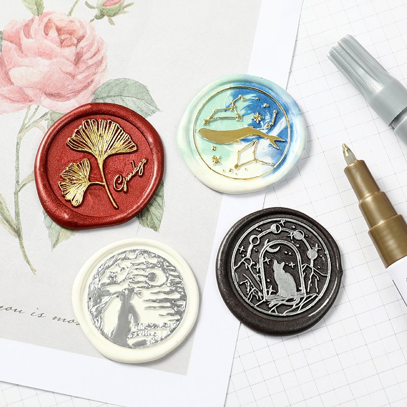 Wax sealed colored pen fire paint seal matching stamp tool colored pen graffiti colored pen manufacturer wholesale