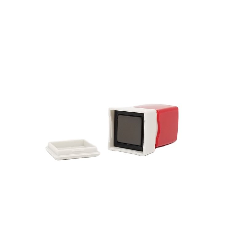 SC Series Pre Inked Double Foam Pad Custom Stamp Logo Handle Photosensitive Ink Rubber Stamp
