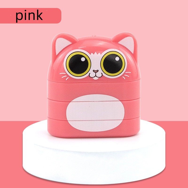 2 in 1 Waterproof Children Toy Stamps Flash Name Pet Stamps Name Stamp for Clothing Kids