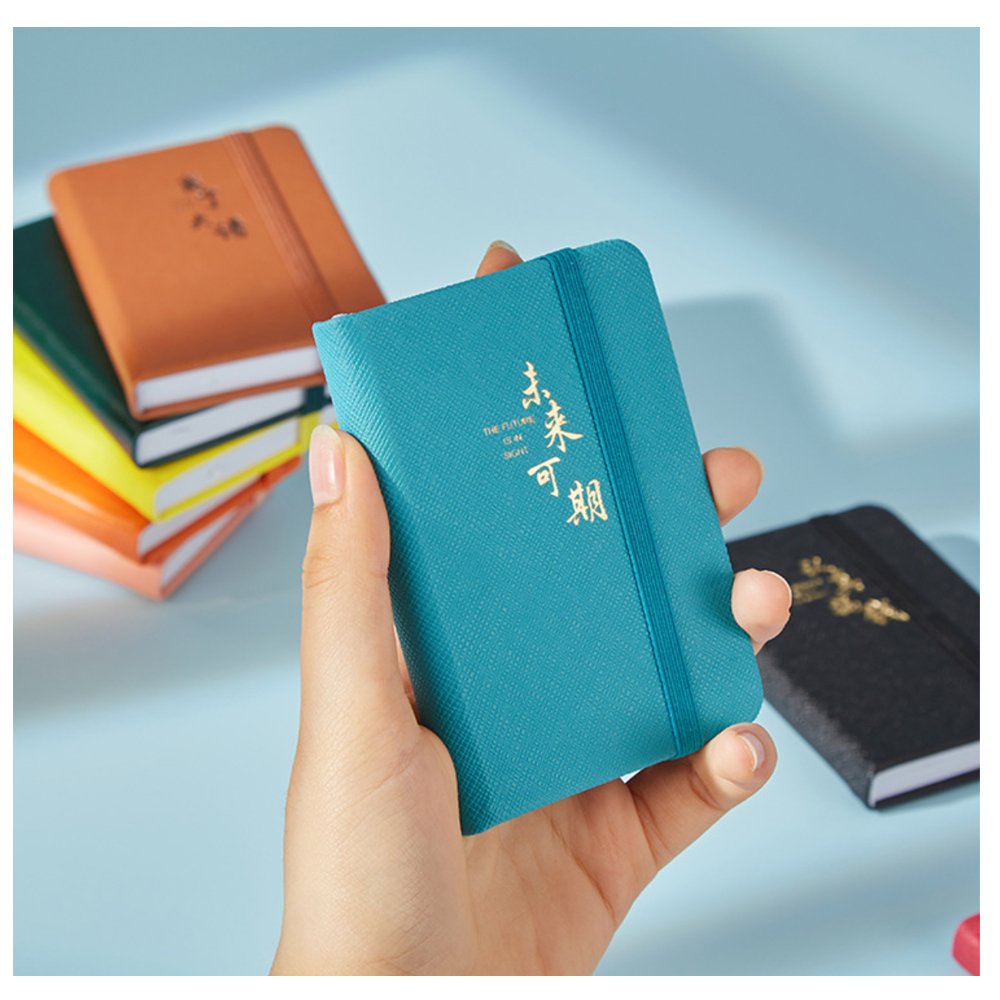 Premium Thick Paper A5 Dotted Grid 2023 2024 Elastic band Custom Dotted HardcoverJournal Planner Notebook