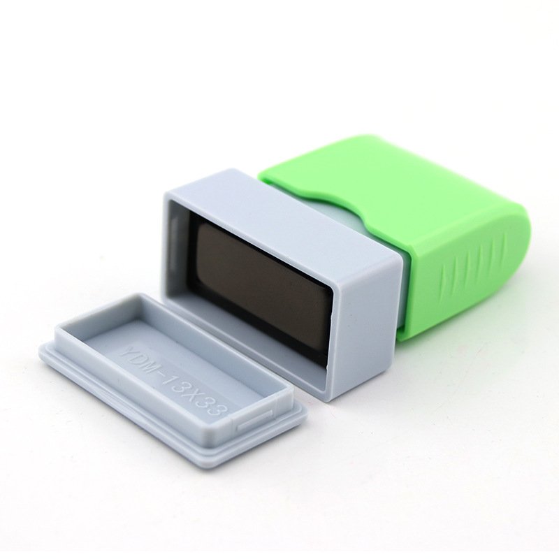 YDM33X13mm Cute Toy Children Pre Ink Stamp Pocket Custom Logo Name Signature Helper Teacher Flash Stamps