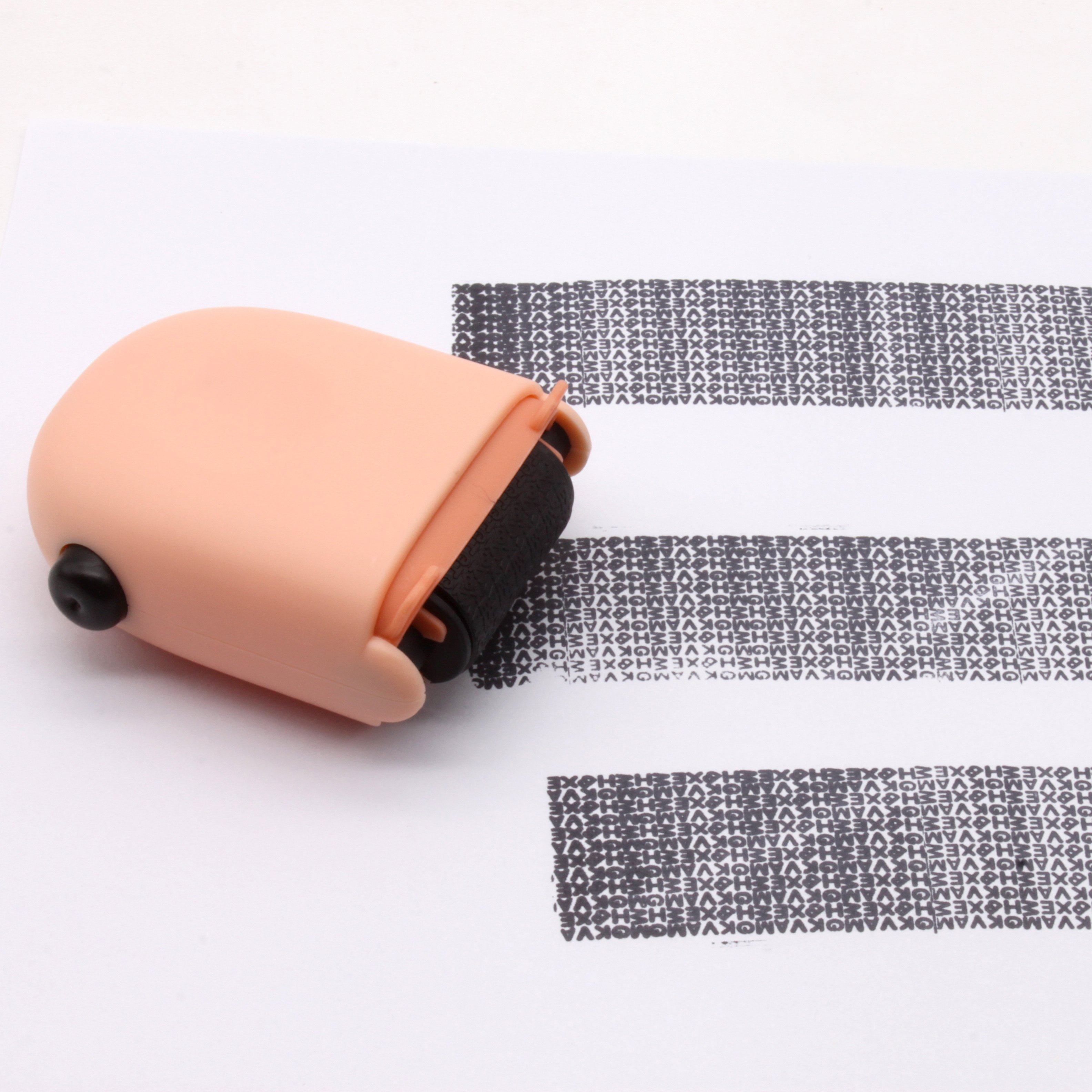 Private security stamp self-inking roller stamp