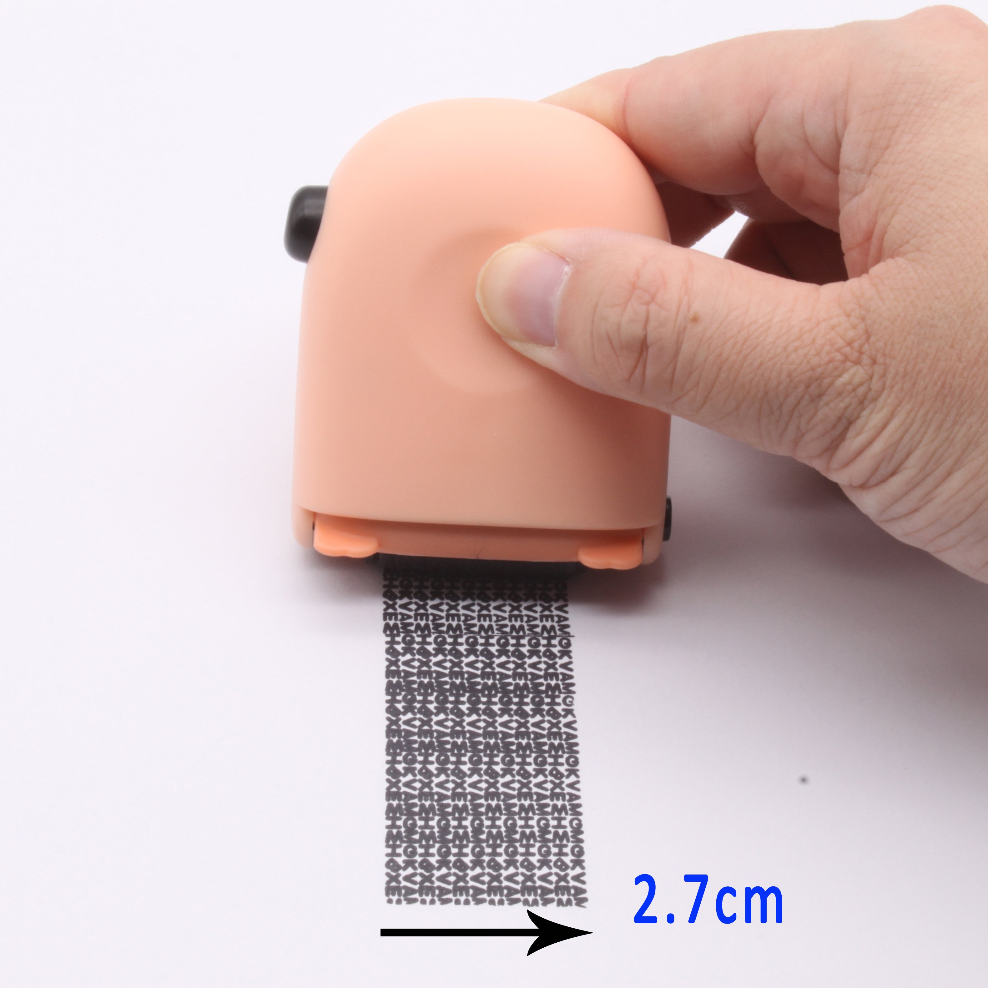 Private security stamp self-inking roller stamp