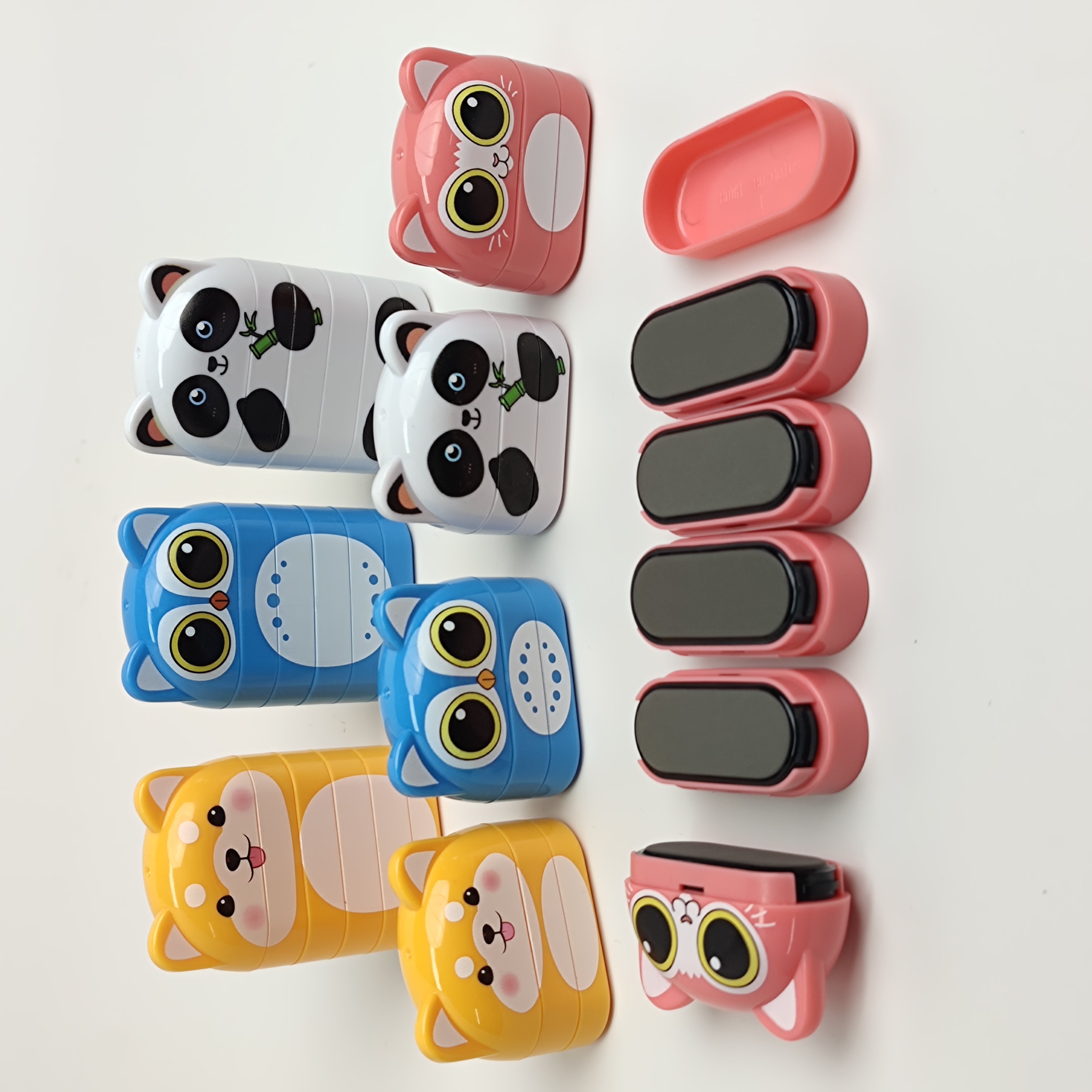 Two Layers Five layers Design Inked Personal Student Child Baby Toy Clothing Waterproof Flash Cute Name Stamps For clothes