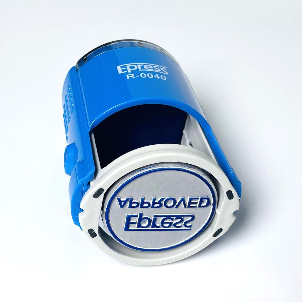 Wholesale Custom Round 40 mm Express Self Inking Stamps Rubber Stamp