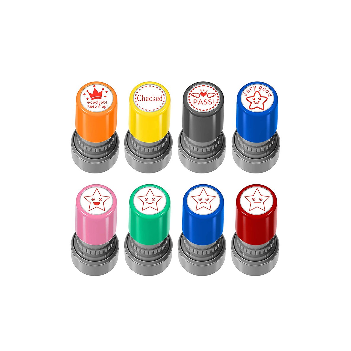 Fast delivery personalized custom design teacher supplies stamps reward rubber stamps for teachers