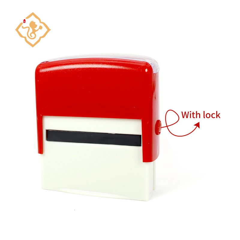 Newest design custom self-inking stamp automatic self-inking stamp self inking rubber stamp