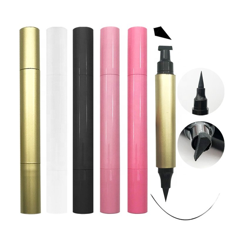 new style individual for young girls wholesale private label black stamp eyeliner with diamond stamp
