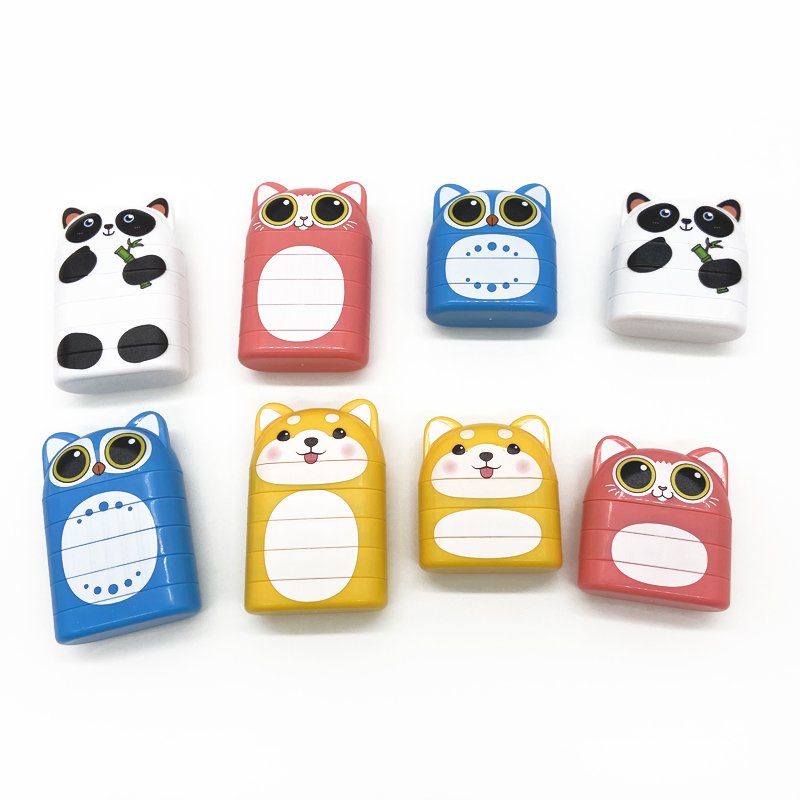Self Inking stamp Custom Logo waterproof seals Personalized Clothing Flash Name Stamp for Kids
