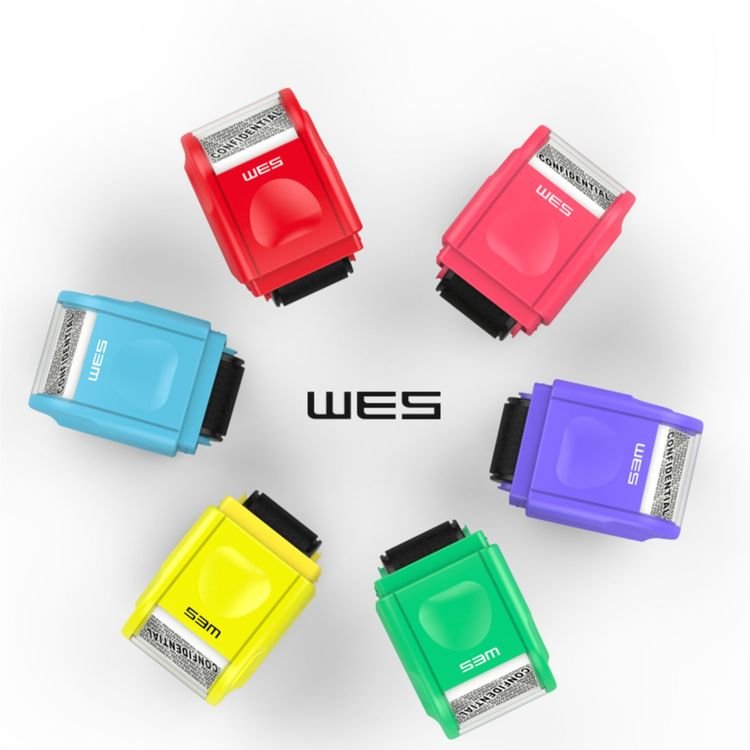 Factory direct sale Roller Stamp for Personal Information Privacy Seal DurableTheft Protection Stamp
