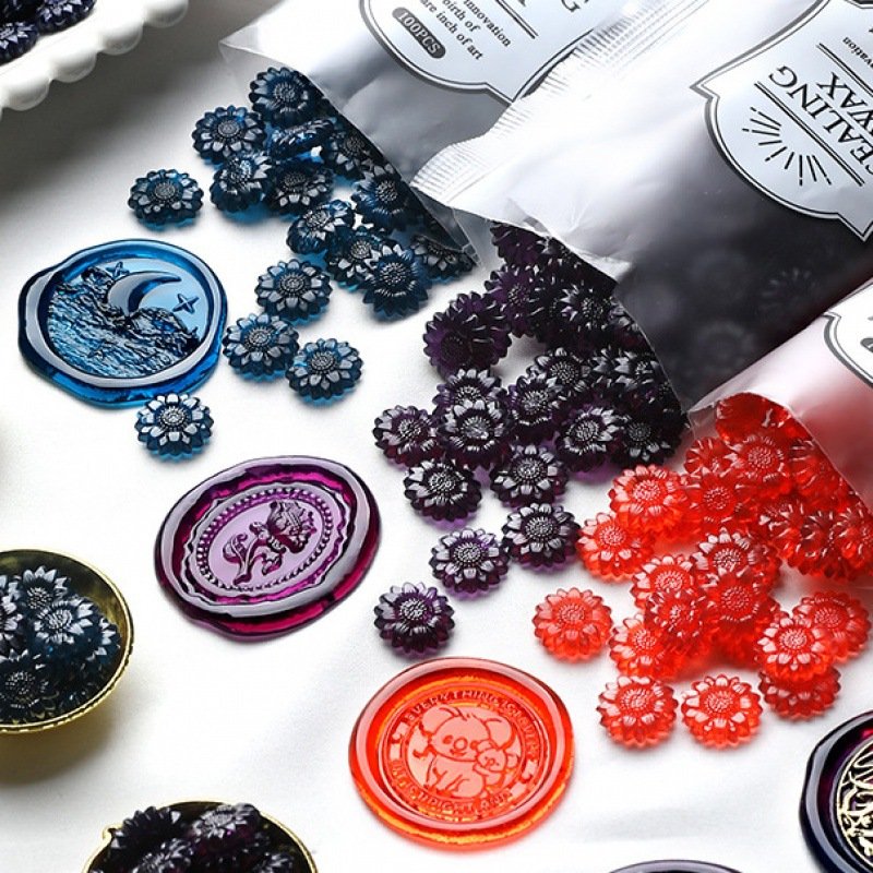 Wholesale custom logo wax sticks for seals Self Adhesive Wax Seal Wax Seal Stamp