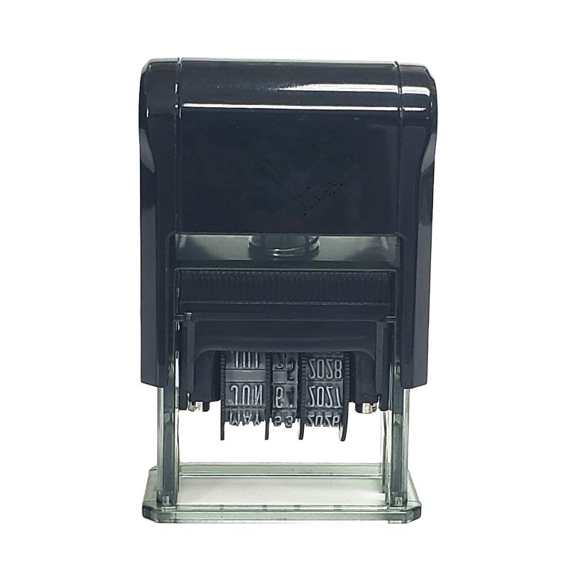 WES Plastic Date Stamp Sellos DT- 0528 Rectangle