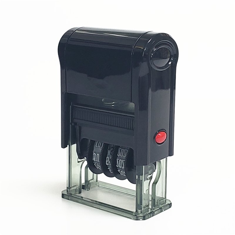 WES Plastic Date Stamp Sellos DT- 0528 Rectangle