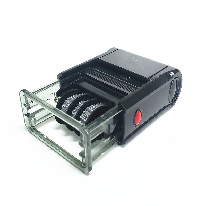 WES Plastic Date Stamp Sellos DT- 0528 Rectangle