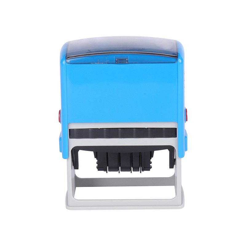 Custom Date Stamps 75 * 38 mm Big Size Rectangle Seal Maker Rubber Company Seal Self Inking Stamp Automatic Mark Date Stamps