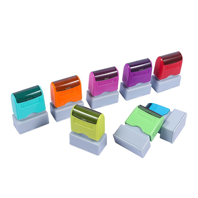 Handle Signature Sellos Self Inking Toy Logo Name Stamp Custom Stamps Flash Stamp