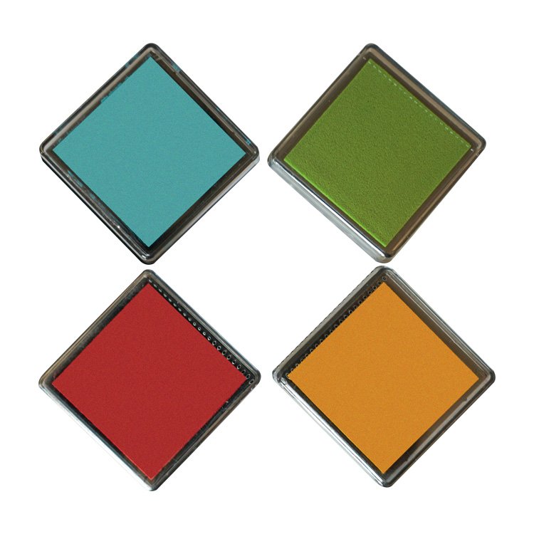 12pcs Multi-colored Ink Pads block Stamp Pads for Stamping DIY Craft Cards DIY Ink Pad Set