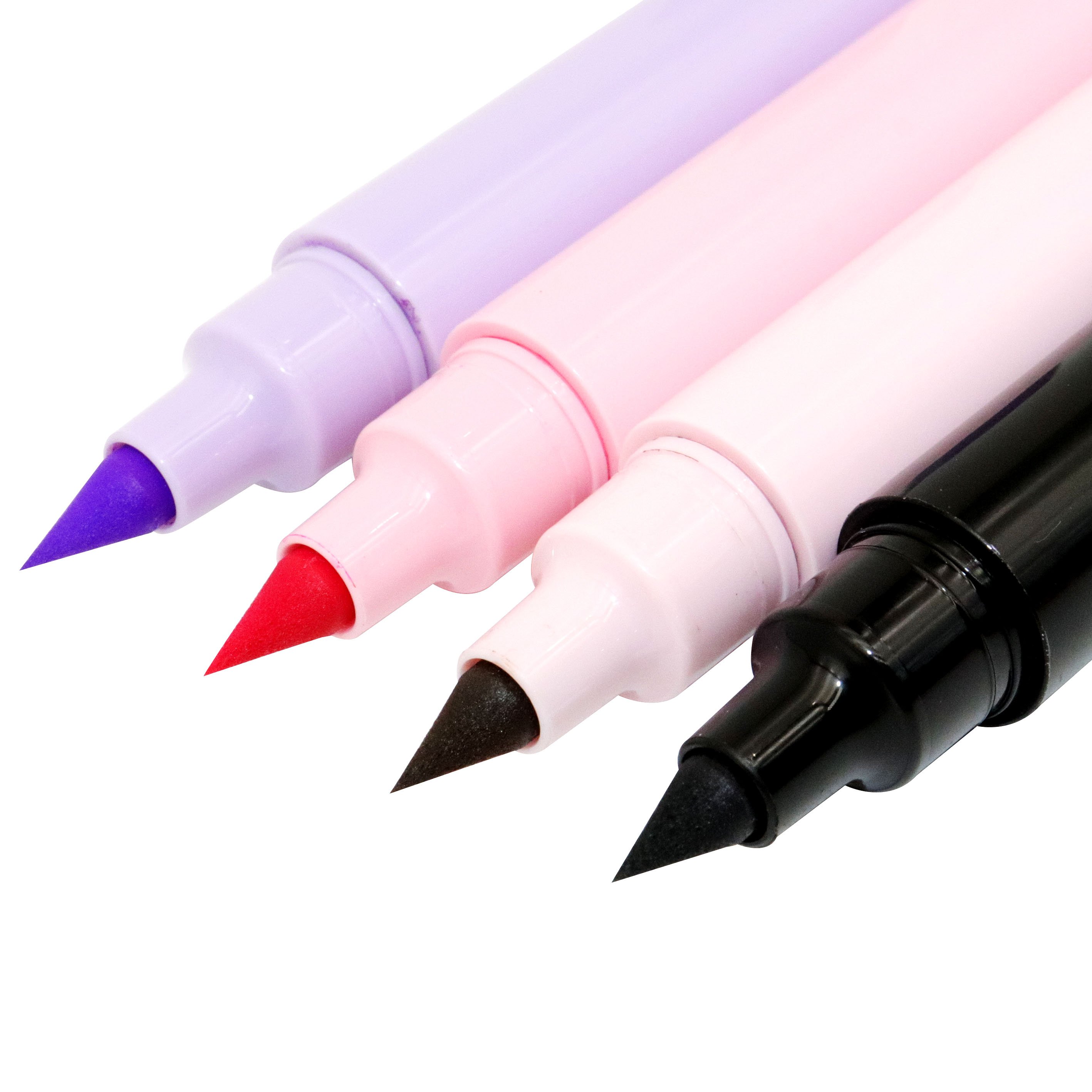 Custom logo vegan seal liquid eyeliner waterproof double head eye liner liquid eraser eyeliner makeup remover pen