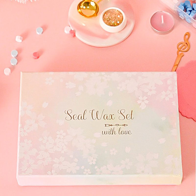 Customized European Style Seal Wax Stamp Kit for DIY Invitations Greeting Cards Gift Packages with Ink Material