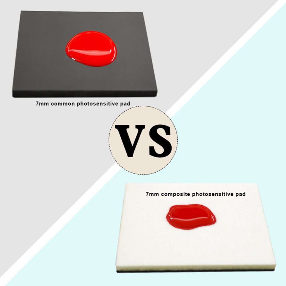 2 3 4 7mm pad cushion making photosensitive pre inking flash stamps pads foam flash stamp foam