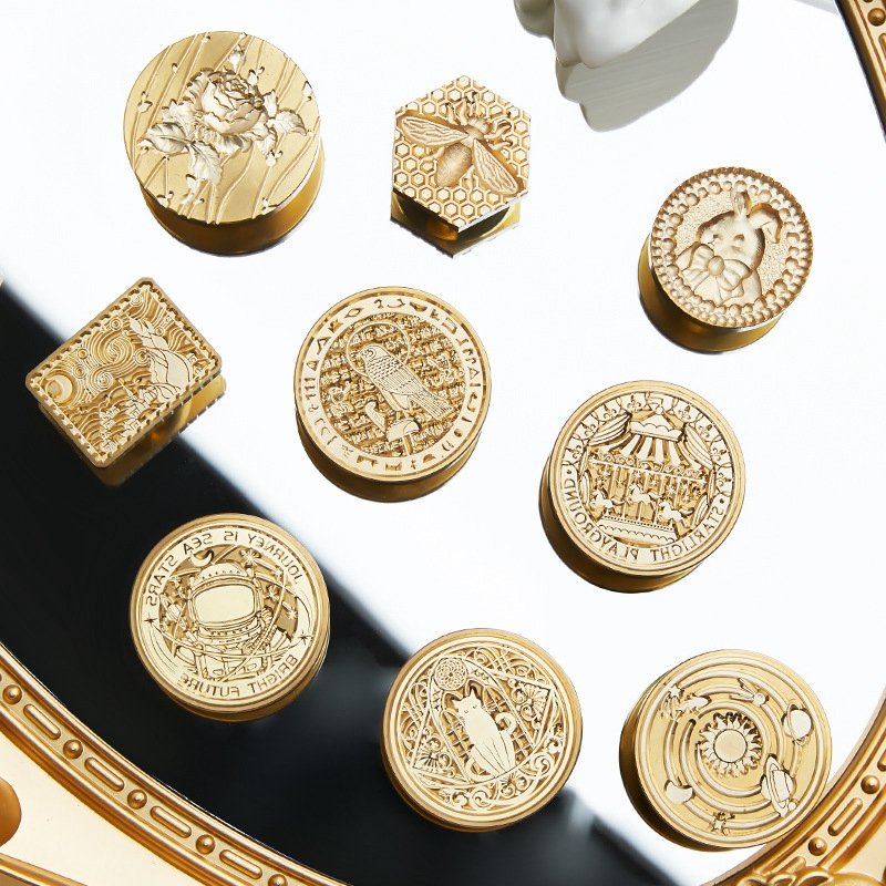 Brass Sealing Wax Stamp For DIY Wedding Envelopes Invitation Supplies Wax Sealing Stamp