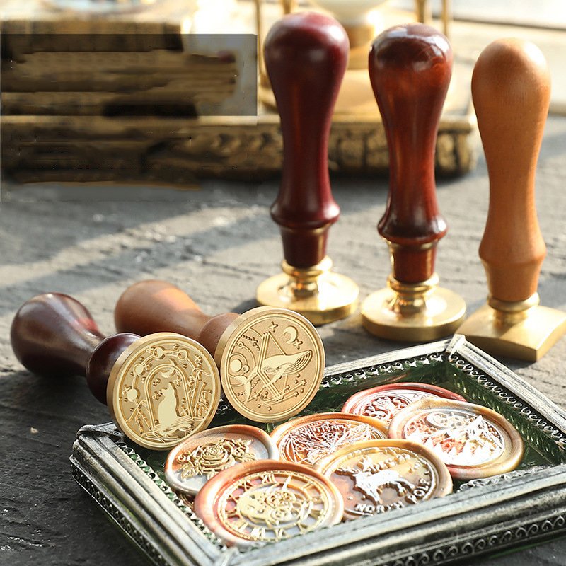 Brass Sealing Wax Stamp For DIY Wedding Envelopes Invitation Supplies Wax Sealing Stamp