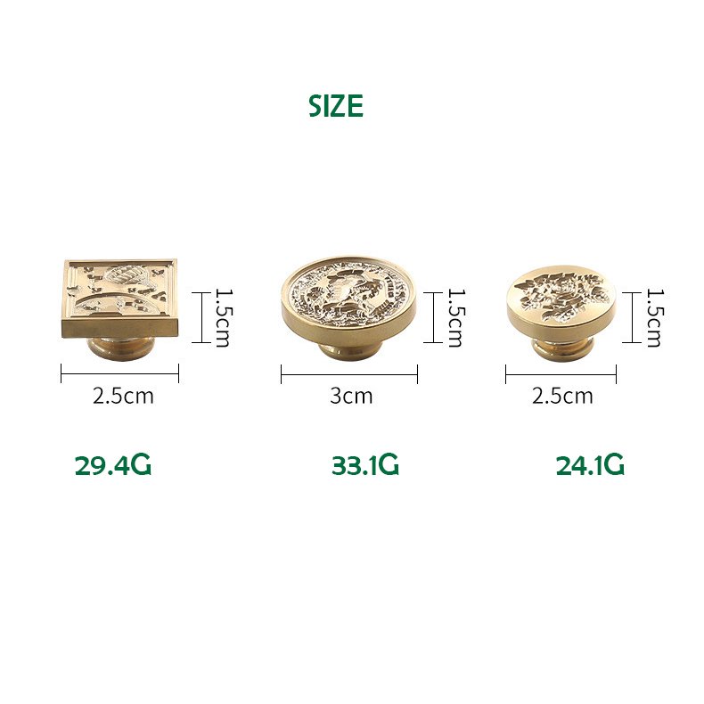Brass Sealing Wax Stamp For DIY Wedding Envelopes Invitation Supplies Wax Sealing Stamp