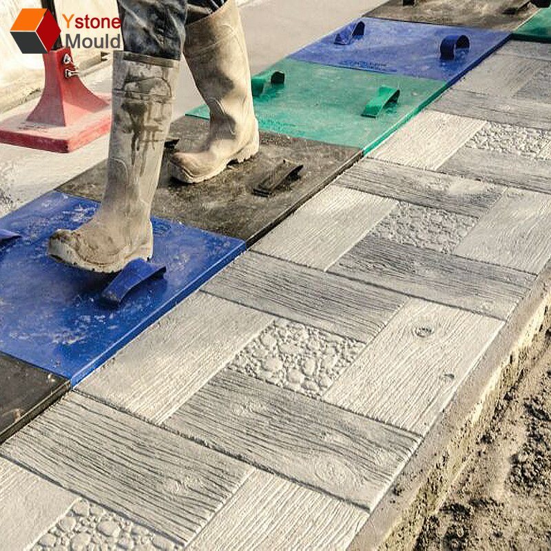Concrete Cement Roller Stamped Imprint Molds Stamp Mats
