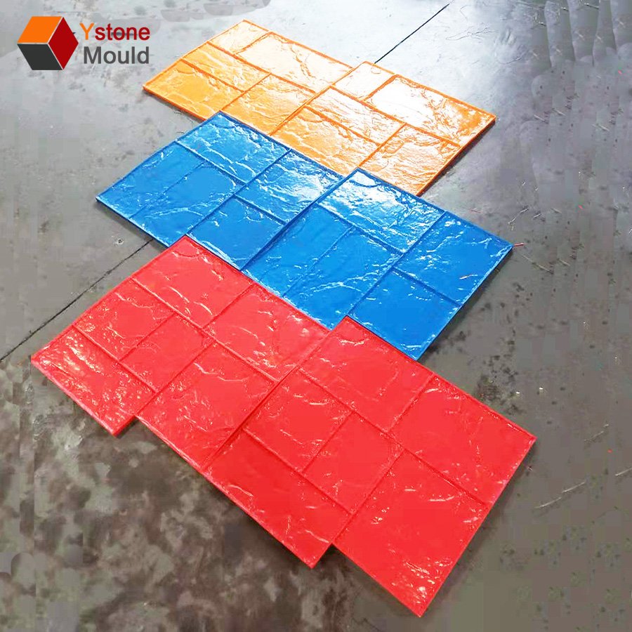 Concrete Cement Roller Stamped Imprint Molds Stamp Mats